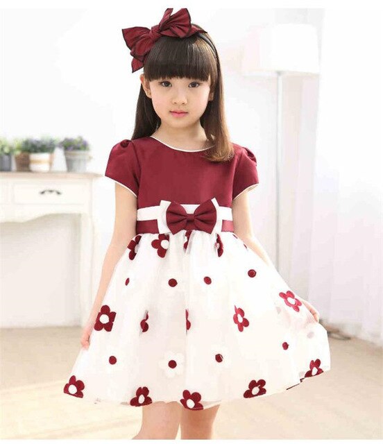 strapless open back dress Primary School Girls Students Knee-Length O-Neck Dress,Medium-Big Chil –  Akasantech