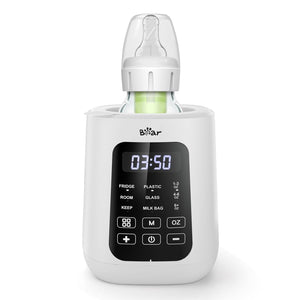 Bear Baby Bottle Warmer, Fast Warming Breast Milk Formula, White