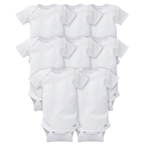 Gerber Baby Boys & Girls 8-Pack Short Sleeve Onesies Bodysuits