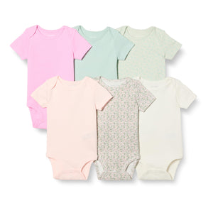Amazon Essentials Unisex Babies' Short-Sleeve Bodysuits