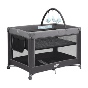 Pamo Babe Foldable Portable Baby Playard Crib for Toddlers