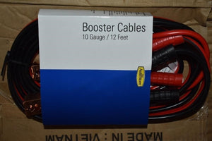 Booster Cables 10 Gauge/ 12 pieds