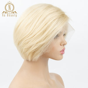 Short hair lace frontal wig
