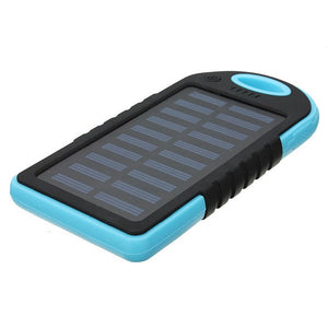 Cncool NEW Waterproof Solar Power Bank 20000mah Dual USB Li-Polymer Solar Battery Charger Travel Powerbank