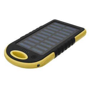 Cncool NEW Waterproof Solar Power Bank 20000mah Dual USB Li-Polymer Solar Battery Charger Travel Powerbank