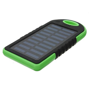 Cncool NEW Waterproof Solar Power Bank 20000mah Dual USB Li-Polymer Solar Battery Charger Travel Powerbank