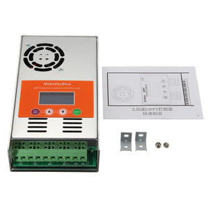 LCD 50A MPPT Solar Charge Controller Regulator for 12V/24V/36V/48VDC System Solar Panel Battery Regulator  Controller