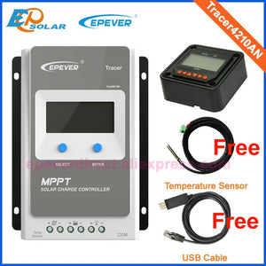 Tracer 1210AN 2210AN 3210AN 4210AN 10A 20A 30A 40A MPPT Solar Charge Controller 1210A 2210A 3210A 4210A LCD EPEVER solar charger