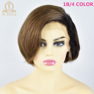 Lace frontal human hair wig