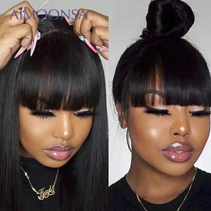 Lace frontal human hair wig